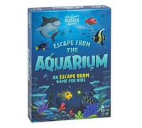 Professor Puzzle Escape from the Aquarium | Escape Room Strategy Game | Kids Ages 8-12 | 1-6 Players | Fun Puzzle Adventure for Family Game Night | Educational Problem Solving Skills | 60 Mins Approx.