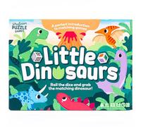 Professor PUZZLE Little Dinosaurs Dice Game | Builds matching skills Includes dinosaur facts poster