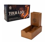 Professor Puzzle - Magnetic Bamboo Dice Tower - Quick and Easy Assembly - Compact Size - Dice Not Included