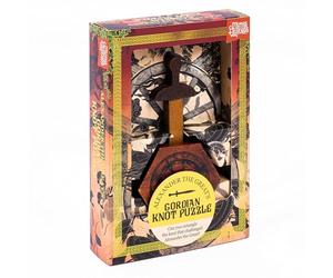 Professor Puzzle Myths & Legends Alexander the Great’s Gordian Knot Puzzle | Wooden Brainteaser Inspired by Ancient Greek Myth | Take-Apart Mechanical Puzzle with Story Booklet