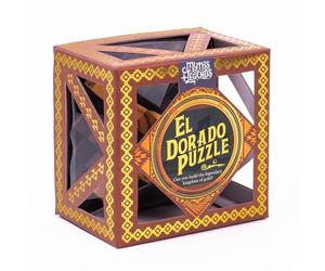 Professor Puzzle Myths & Legends El Dorado | Wooden Brainteaser Inspired by South American Myth | Build the Golden Temple | Mechanical Puzzle Gift for Adults & Teens
