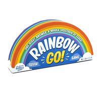 Professor PUZZLE Rainbow Go Games. Fast paced Trivia game for the whole family. One right answer, whole spectrum of clues, Blue