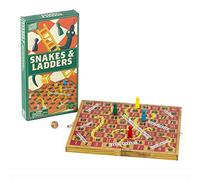 Snakes and Ladders Wooden Game