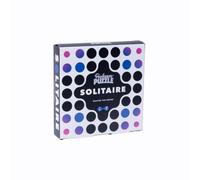 Professor Puzzle Solitaire Game | Wooden Peg Solitaire Puzzle with 33 Pegs | Classic Brain Teaser & Strategy Challenge | Travel Size Logic Game