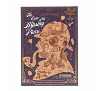 Professor Puzzle The Case of the Missing Piece | Sherlock Holmes Inspired Wooden Jigsaw Puzzle | Solve the Crime by Fitting Evidence Pieces | Mechanical Brain Teaser for Adults & Teens