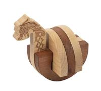 Professor Puzzle Viking Long Boat Wooden Puzzle | 3D Brainteaser Longship with Dragon Head | Take-Apart & Rebuild Mechanical Puzzle | Gift for Adults & Teens | For History Lover