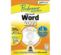 Professor Teaches Office 2003 Word
