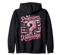 Professors Turn Questions Into Knowledge Professor Zip Hoodie