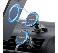 PROfezzion 2-Pack Compatible with MagSafe Car Mount, Magnetic Phone Holder for Car Vent, Dash, Home & Office Compatible with iPhone 16 15 14 13 12 Pro Max Plus, Mag-Safe Case & All Phones
