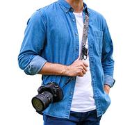 PROfezzion DSLR Camera Shoulder Neck Strap with Metal Secure Quick Release Buckle for Nikon D3500 D5600 D7500 D750 D780 D810 D850 D3 D4 D5 Canon 2000D 850D 800D 90D 80D 7D 6D 6DII 5D Mark IV & More