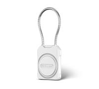 PROfezzion Secure Air Tag Holder with Metal Wire Cable for Luggage, IPX8 Waterproof Hard Shell Hidden Air Tag Case with Allen Key Locking System for Travel Suitcase, Backpack, Keys, Pets & More