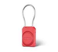 PROfezzion Secure Air Tag Holder with Metal Wire Cable for Luggage Suitcase | IP68 Waterproof, Air Tag 2nd & 1st Gen Hard Case, Full Cover Discreet, Allen Key Locking, for Travel Suitcase Backpack & More