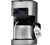 Profi Cook PC-KA 1191 Coffee Machine, 8-10 Cups, Timer, Sensor Touch Control, Double-Walled Thermos Flask with 1.2 Litre Volume, Aroma Closure, Stainless Steel Filter Coffee Machine,