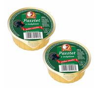 Profi Pate 250g Canned Food | Product of Poland | Delicate and Fluffy Texture | an Ideal Condiment for Chutney's, Pickles, Fresh Bread & Savoury Biscuits (Pate with Turkey PASZIhl Z INDYKA, 2 Pack)