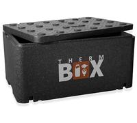 Profibox GN 1/1 | Inner: L x W x H: 54.3 x 34.5 x 24 cm | Wall thickness: 2.5 cm | Volume: 46.45 litres | Styrofoam Boxes Insulated Box Thermo Box Large, plastic, 1er Pak, XXL
