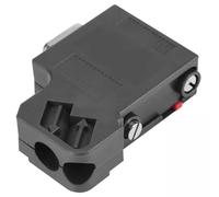 Profibus DP Bus Connector for Siemens 6ES7972-0BA41-0XA0, 12Mbit/s RS485 Interface with Built-in Terminal Resistor, ABS Metal Housing