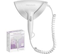 ProfiCare PC-HT 3044 Compact Hair Dryer with Wall Mount with Extra Long Spiral Cable 1800 Watt with Cool Shot 2 Power Levels Includes Mounting Material