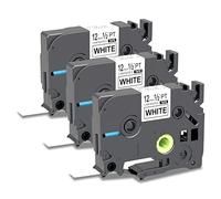 PROFICETIK Compatible Label Tape Replacement for Brother P Touch Tape TZe-231 TZe 12mm 0.47 Laminated White TZ-231 Work with Brother P-Touch Label Maker 101c 1000 1010 1080 P700