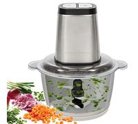 ProfiCook® Multi Chopper | Electric | Ice Crush Function | Vegetable Cutter | Chopper | 1.7 L Stainless Steel Container | Combination Knife for 2 or 4 Blade Operation | PC-MZ 1227
