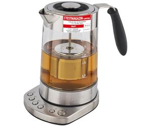 ProfiCook PC-WKS 1020 G 2in1 glass tea kettle, keep warm function, stainless steel tea filter, electric Temperature setting, signal tone when the preselected temperature is reached