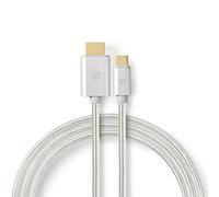 Profigold 2m USB-C Type C Thunderbolt 3/4 to HDMI 4K Cable for iPhone 15 Pro Max