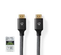 V2.1 Graphite Grey 2m ULTRA HD 8K HDMI LEAD SKYQ PS4 XBOX TV CABLE