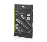 V2.1 Graphite Grey 2m ULTRA HD 8K HDMI LEAD SKYQ PS4 XBOX TV CABLE