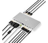 Profigold USB C Multiport Adapter, 12-in-1 Docking Station RJ45 DP SVGA HDMI 4K