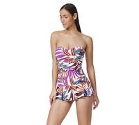 Profile by Gottex Bandeau Swimdress-Adjustable Removable Straps, Built-in Soft Cups, Tummy Control, Full Bottom Coverage
