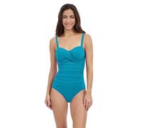 Profile by Gottex Tutti Frutti Solid Women's One-Piece Bathing Swimsuit with D Cup Bra and Wide Straps - Swim Essential, Jade, (16) D