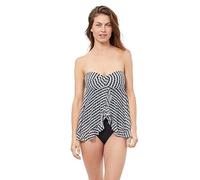 Profile by Gottex Women's Enya Flyaway One Piece Swimsuit, Black, 14