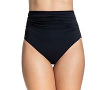 Profile by Gottex Women's Ruched Super High Waist Swimsuit Bottom Bikini, Tutti Frutti Black, 14
