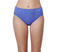 Profile by Gottex Women's Skyfall Textured Mid Waist Swim Bottom Bikini, Hamptons Blue, 14
