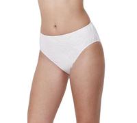 Profile by Gottex Women's Skyfall Textured Mid Waist Swim Bottom Bikini, White, 16