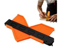 Profile Gauge Tool, Contouring Ruler, Inch and CM Scales Ruler, Carpenter Measure Tool, Home Improvement Measuring Tool, Flooring Contour Gauge, Tiling Measurement Tool, Accurate Shape Replicator