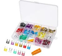 Profile Mini Small Size Blade Car Fuse Assortment Fuse Set for Auto Car Truck 2/3/5/7.5/10/15/20/25/30/35/40A Fuse Protected circuits (Color : 180pcs)