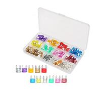 Profile Mini Small Size Blade Car Fuse Assortment Fuse Set for Auto Car Truck 2/3/5/7.5/10/15/20/25/30/35/40A Fuse Protected circuits (Color : 150pcs)