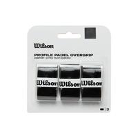 Wilson Padel Profile Overgrip, 3-Pack, Black, WR8416601001