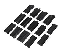 Profile Sanding Grip 14PCS | 3 Shapes Rubber Sanding Block for Woodworking/Automotive/Metal | Flexible Sanding Tool for Curves & Profiles | Polishing & Oxidation Removal Kit