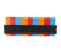 Profiles Gauge Contour Measuring Tool, Metric Imperial Scale, ABS Plastic, 3 Colors - Durable Precision, Easy Use for Floor Laying and Carpet Cutting