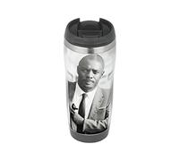 Profiles Idris Elba BW Awesome - Travel Mug, Thermal Insulated Cup for Hot and Cold Beverages Drinks
