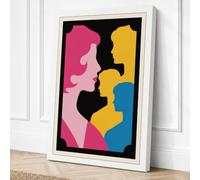 Profiles in Colour Modern Canvas Wall Art Print 36x24 Inch (91 x 61 cm)