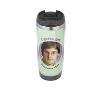 Profiles Louis Theroux Funny - Travel Mug, Thermal Insulated Cup for Hot and Cold Beverages Drinks