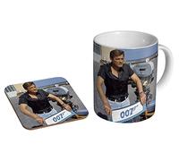 profiles Tissot PR 516 Roger Moore - Ceramic Coffee Mug + Coaster Gift Set