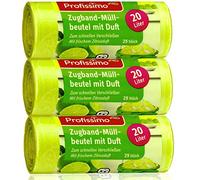 Profissimo Worki na şmieci o pojemno02ci 20 litrów, ze öhwiezo ym zapachem cytrusowym, 3 x Stuki w opakowaniu, 75 worków (3 x 25 pieces), idealne do domu, biura i BHRazienki