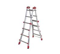 ProfiStep Multi Position Telescopic Aluminium Ladder with Stabilizer (4 x 4 Steps)