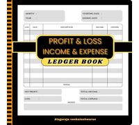 Profit and Loss Ledger Book for Small Business | Income and Expense Log Book, Book Keeping Log for Small Business, Personal Finance Tracker: ... Budget Track | 100 pages 8.5 x 8.5 in| Black