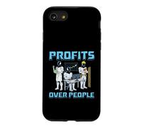 Profits Over People Funny Anti Billionaire Capitalism Meme Case for iPhone SE (2020) / 7/8