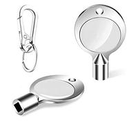 Profiwoab 2pcs Radiator Key 5 mm Square Radiator Bleed Key, Bleed Key for Meter Box Radiators and Faucet