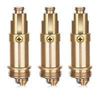 Profiwoab 3 PCS Push Pop Up Internal Spring Brass Plug Bolt, Replacement Sink Basin Bath Pop Up Bolt, Plug for Most Sink Bath Tub Basin Drain Stopper